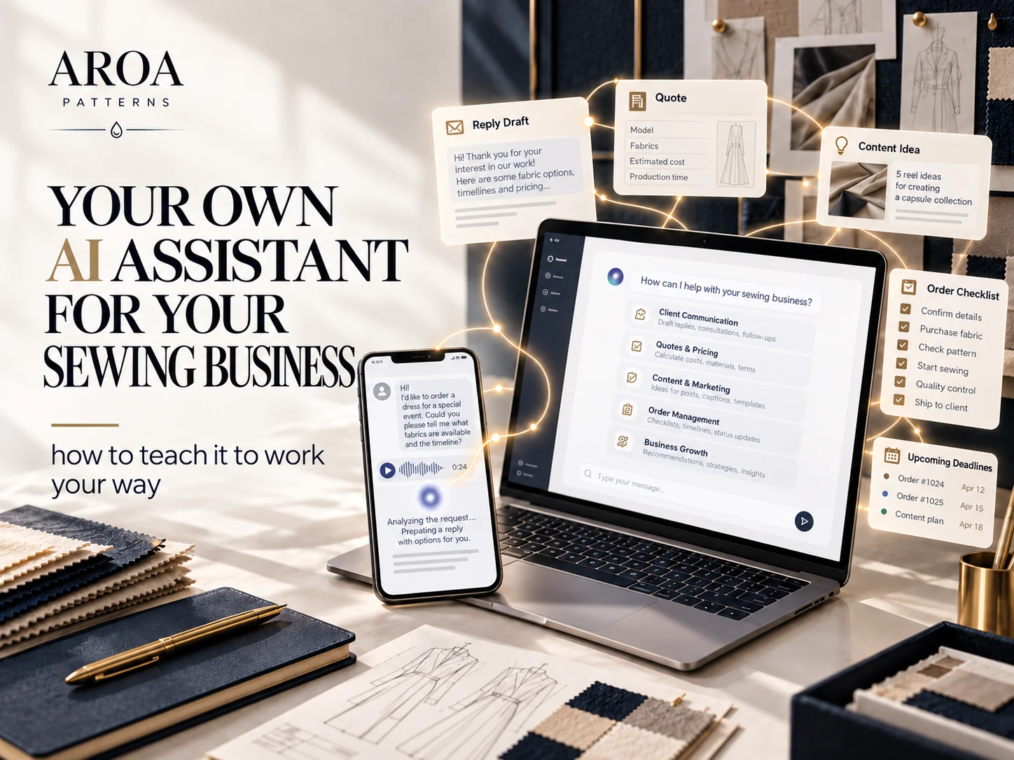 Your Own AI Assistant for Your Sewing Business