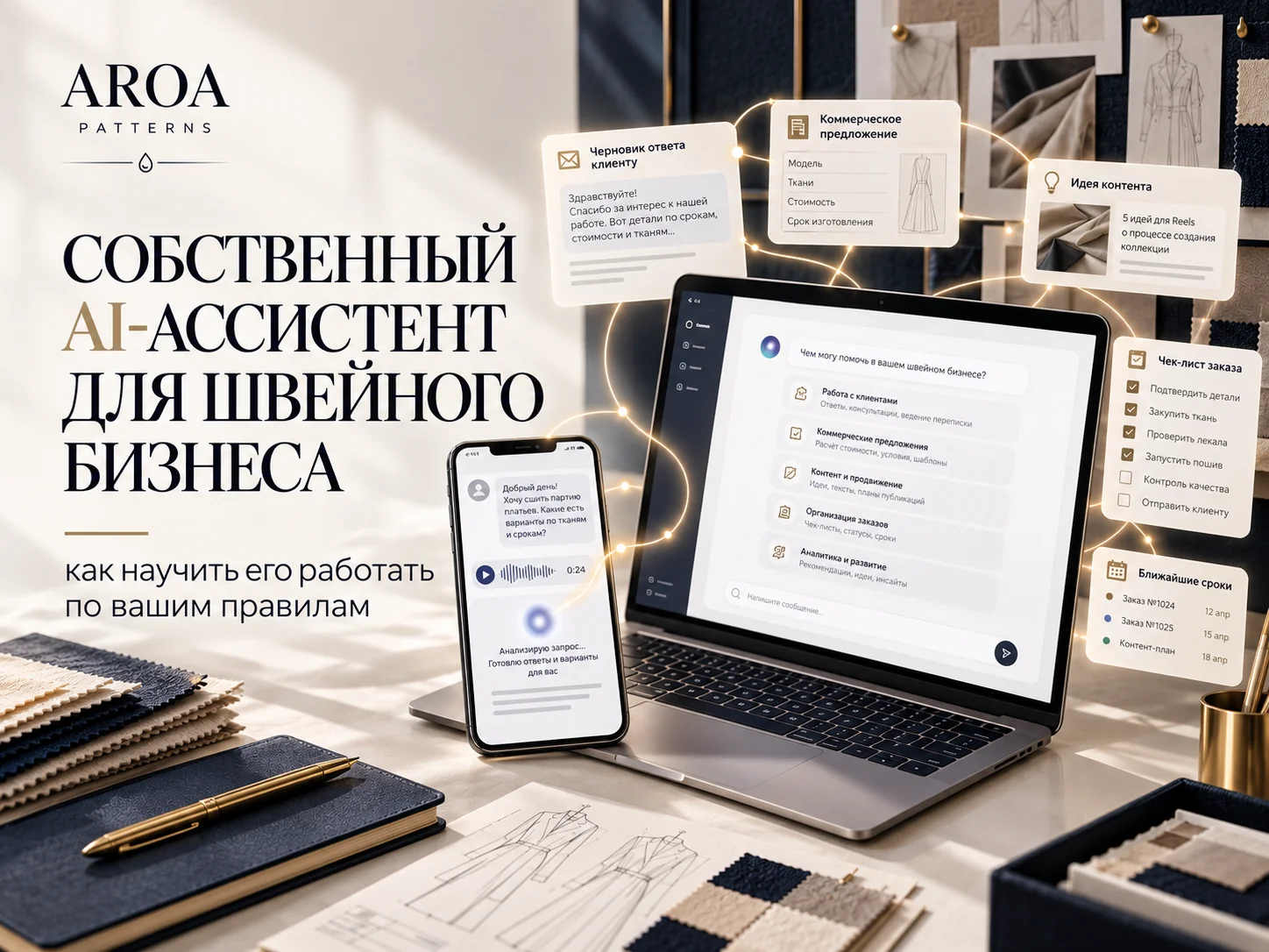 Собственный ИИ-ассистент для швейного бизнеса