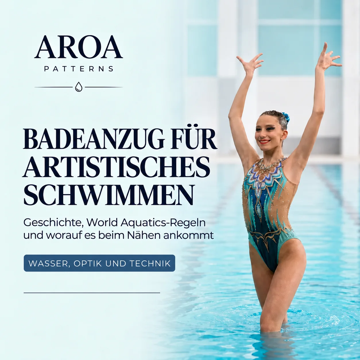 Badeanzug für Synchronschwimmen: World-Aquatics-Regeln