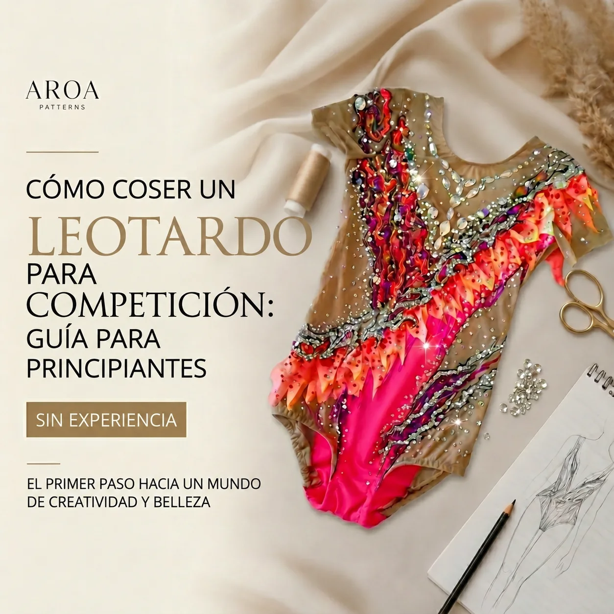 Cómo coser un maillot de competición