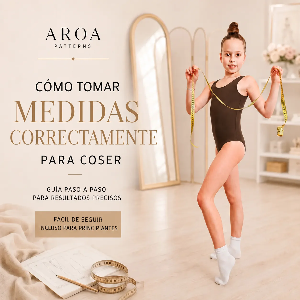 Cómo tomar las medidas para coser