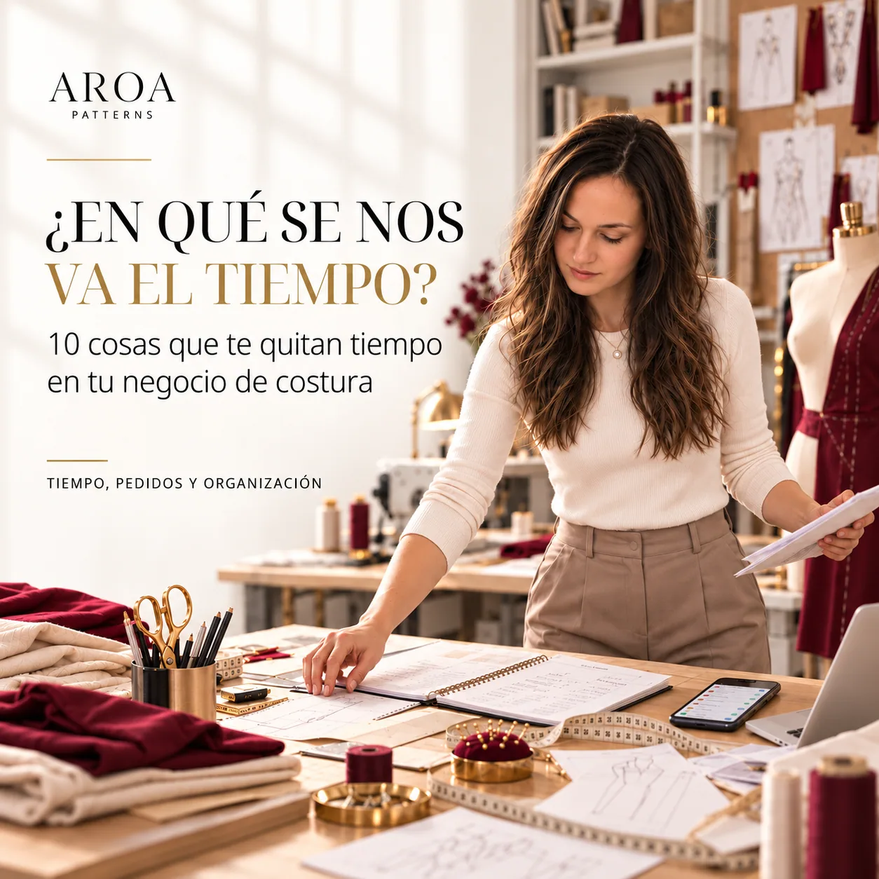 ¿En qué se nos va el tiempo? 10 cosas que te quitan tiempo en tu negocio de costura
