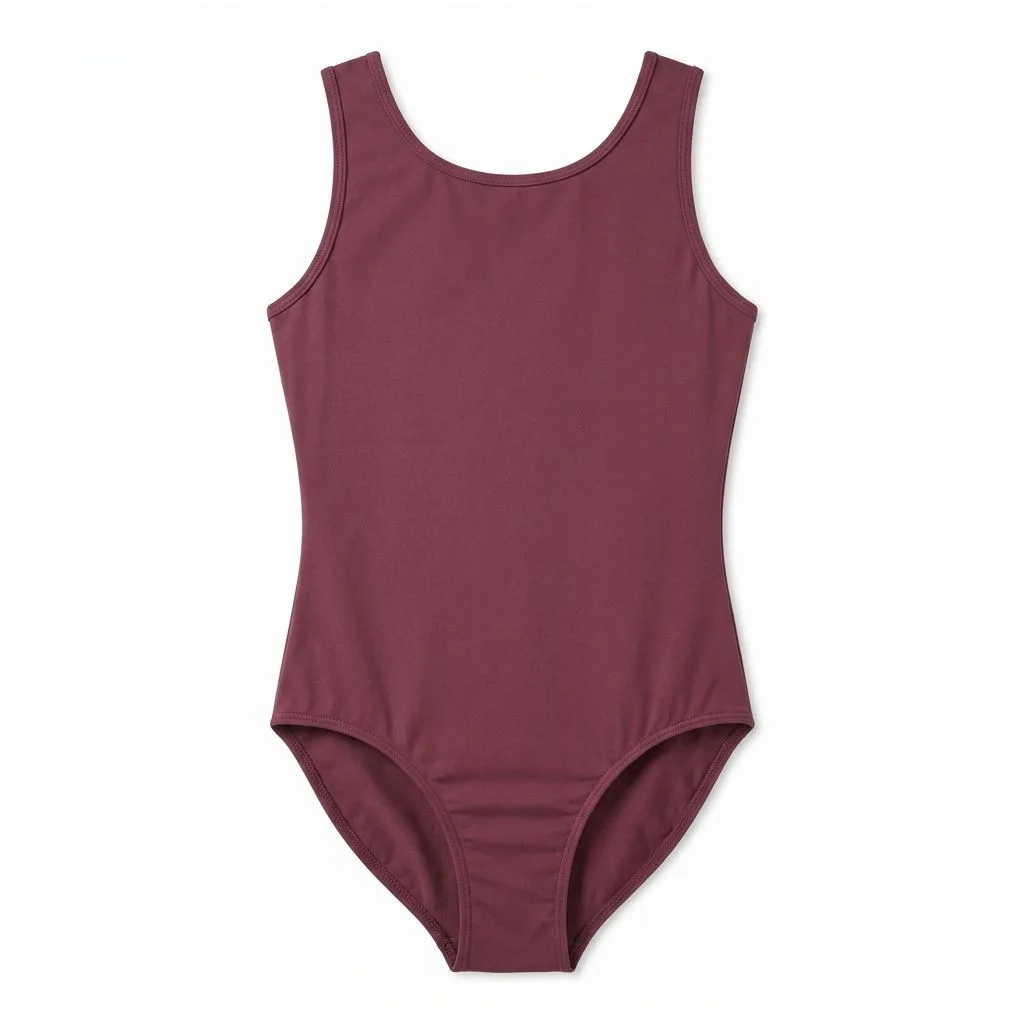 Sleeveless Scoop-Neck Leotard sewing pattern — front view