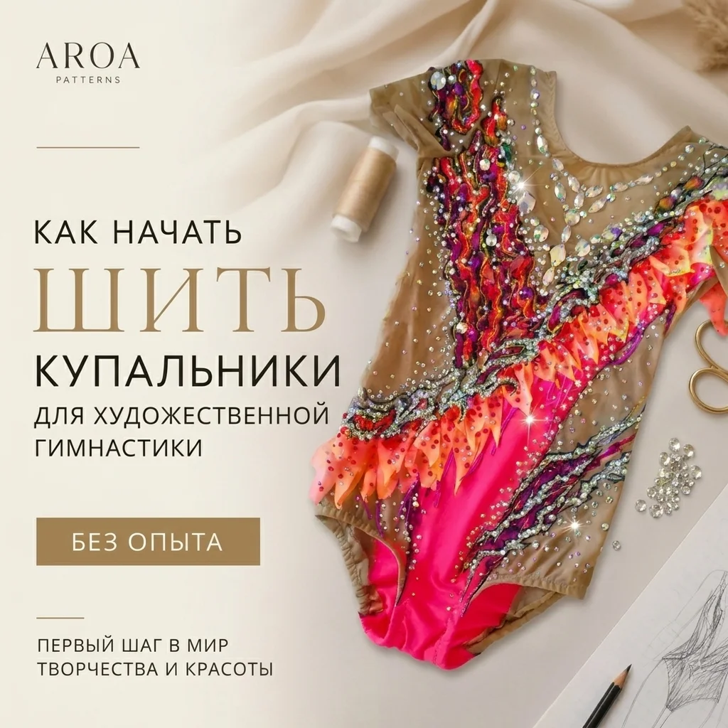 Как начать шить купальники для художественной гимнастики