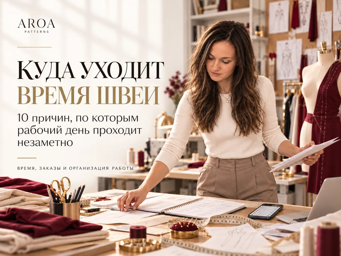 Куда уходит время швеи: 10 причин, по которым рабочий день проходит незаметно