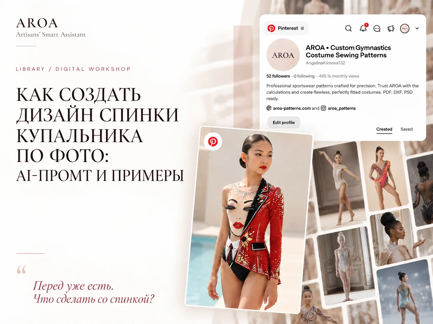 Как создать дизайн спинки купальника по фото: AI-промт и примеры