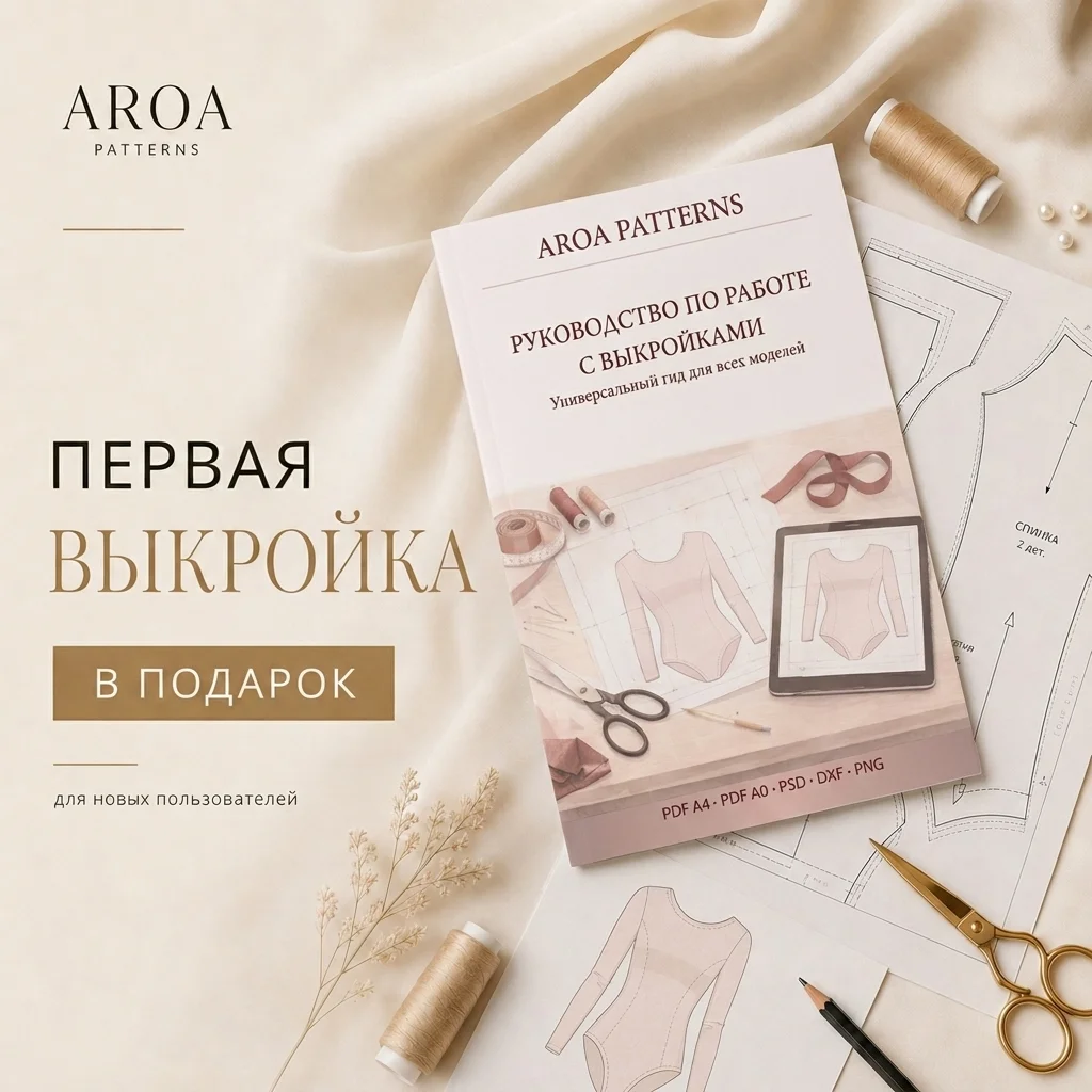 Первая выкройка купальника в подарок