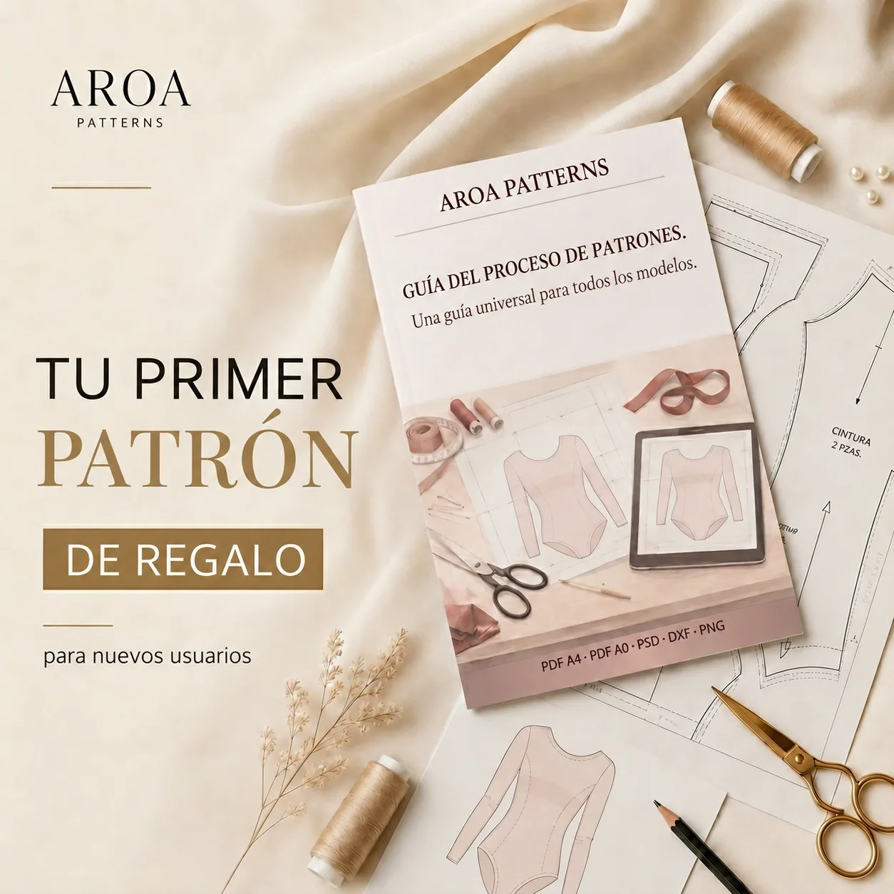 Tu primer patrón de maillot, gratis