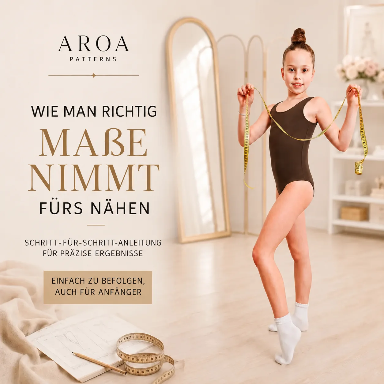So nehmen Sie Maße zum Nähen