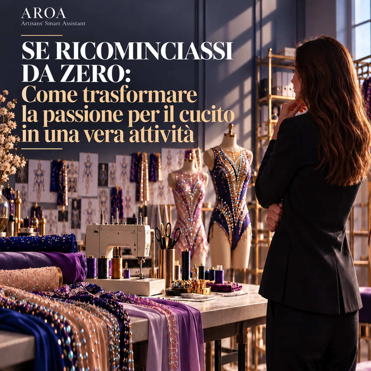 Se ricominciassi da zero: come trasformare la passione per il cucito in una vera attività