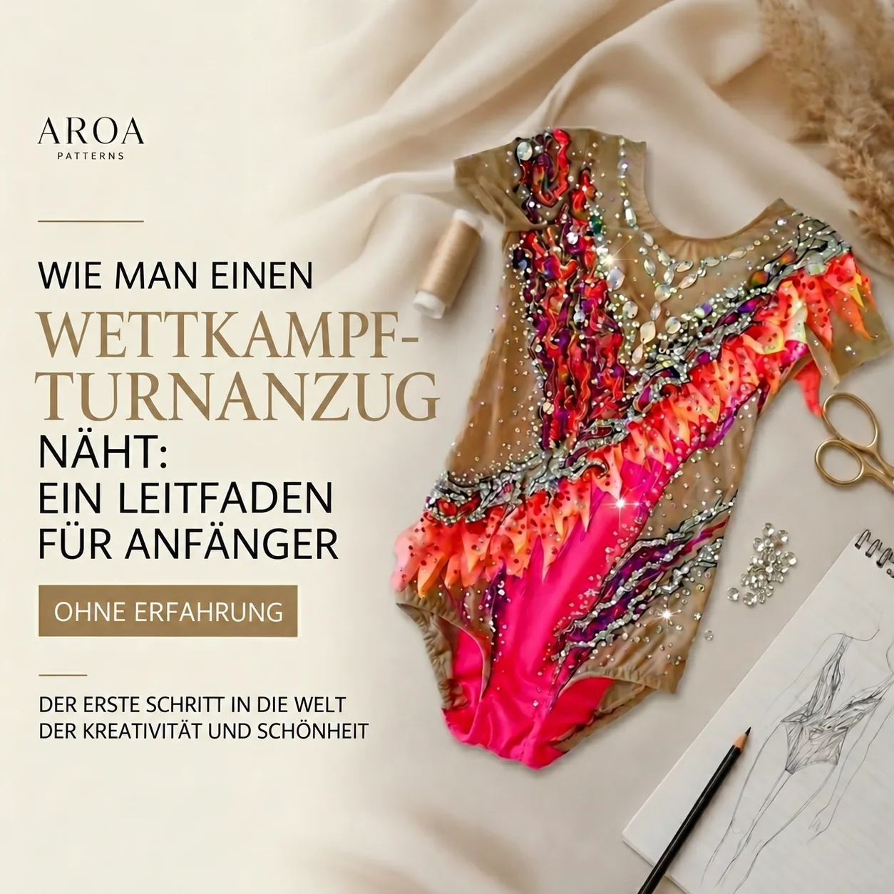 Einen Gymnastikanzug für Wettkämpfe nähen