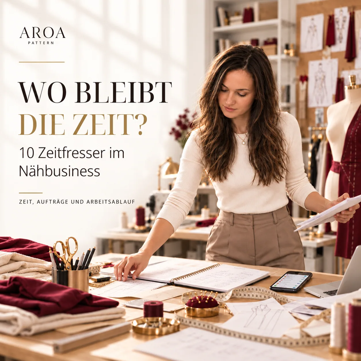 Wo bleibt die Zeit? 10 Zeitfresser im Nähbusiness